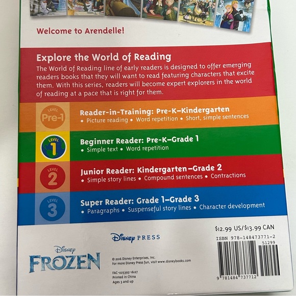 World Of Reading Frozen Level 1 Book set 6 books - Picture 7 of 14